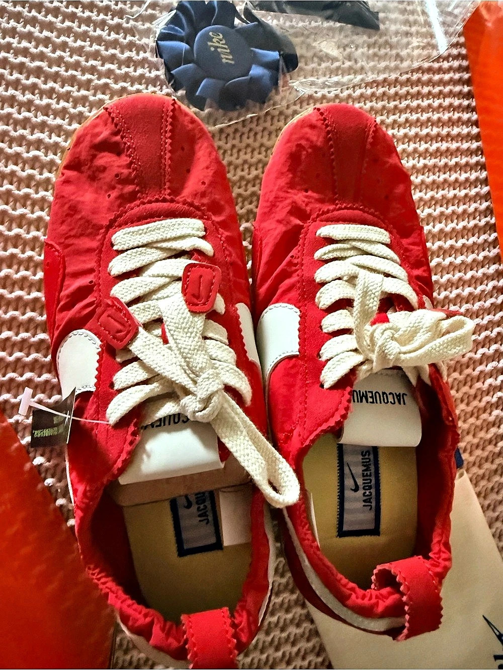 Jacquemus Red & White Sneakers NWT